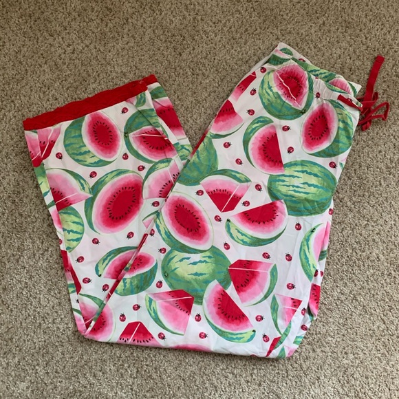Nick & Nora Other - Nick & Nora Pajama Pants Ladybug Watermelon Sz S